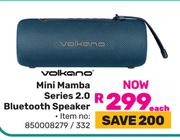 Volkano Mini Mamba Series 2.0 Bluetooth Speaker-Each