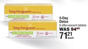Tony Ferguson 3 Day Detox 9 Effervescent Tablets-Each