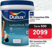 Dulux Luxurious Silk (Medium And Pastel Base)-20Ltr