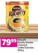 Nescafe Ricoffy Soluble Chicory & Coffee Granules-600g 