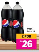 Pepsi Max-For 2 x 2L 