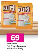 Nestle Klim Full Cream Powdered Milk Packet-500g Each