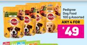Pedigree Dog Food Assorted-For 4 x 100g