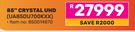 Samsung 85"(216cm) Crystal UHD UA85DU700KXX
