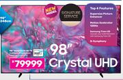 Samsung 98"(248cm) Smart LED 4K TV UA98DU9000KXXA
