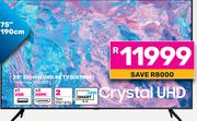 Samsung 50"(127cm) Crystal UHD 4K TV CU7000