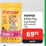 Pamper Kitten Dry Cat Food (All Variants)-1kg Each