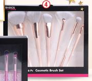 Basics Beauty Cosmetic Brush Set 6 Piece-Per Set