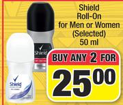 Shield Roll-On For Men Or Women-For Any 2 x 50ml