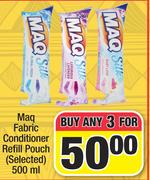 Maq Fabric Conditioner Refill Pouch-For Any 3 x 500ml