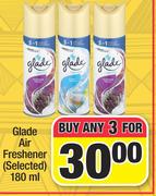 Glade Air Freshener-For Any 3 x 180ml