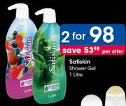 Satiskin Shower Gel-2 x 1Ltr