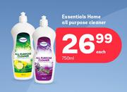 Essentials Home All Purpose Cleaner-750ml Each