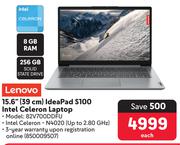 Lenovo 15.6" (39cm) Ideapad S100 Intel Celeron Laptop 82V700DDFU