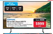 Samsung 127cm (50") Smart UHD TV US50DU7000KXXA