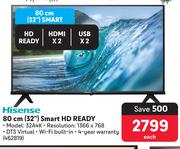 Hisense 80cm (32") Smart HD Ready TV