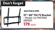Ultra Link 21"-60" Tilt TV Bracket UL-TMT2160