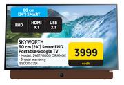 Skyworth 60cm (24") Smart FHD Portable Google 24STF6800 ORANGE