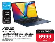 Asus 15.6" (39cm) Vivo Book Intel Core i3 Laptop