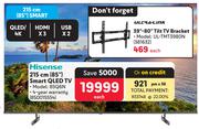 0Hisense 215cm (85") Smart QLED TV 85Q6N