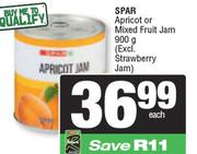 Spar Apricot Or Mixed Fruit Jam Only-900g Each
