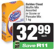 Golden Cloud Muffin Mix Assorted Pr Pancake Mix-1kg Each