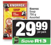    Knorrox Soup Assorted-750g Per Pack
