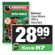   Knorrox Soya Mince Assorted-400g Each