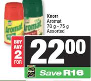Knorr Aromat Assorted-For Any 2 x 70g/75g