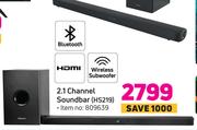 Hisense 2.1 Channel Soundbar HS219