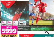 Hisense 50" (127cm) Smart UHD TV 50A6H