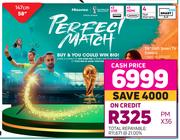 Hisense 58" (147cm) UHD Smart TV 58A6H
