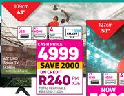 Hisense 43" (109cm) UHD Smart TV 43A6H