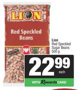 Lion Red Speckled Sugar Beans-500g
