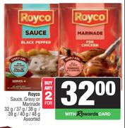 Royco Sauce, Gravy Or Marinade-For 2 x 32g/37g/38g/39g/40g/48g