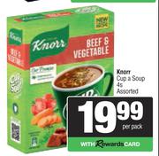 Knorr Cup A Soup Assorted-4s Per Pack