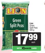 Lion Green Split Peas-500g