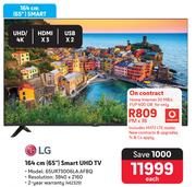 LG 65" (164cm) Smart UHD TV 65UR73006LA.AFBQ-Each