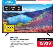 Samsung 75" (190cm) Smart UHD TV 