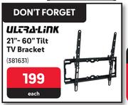 Ultra Link 21"-60" Tilt TV Bracket
