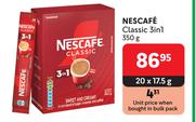 Nescafe Classic 3 In 1 350g-20 x 17.5g