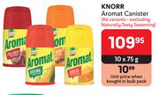 Knorr Aromat Canister (All Variants)-10 x 75g