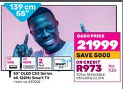 LG 55" (139cm) OLED CS3 Series 4K 120Hz Smart TV