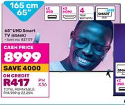 Hisense 65" (165cm) UHD Smart TV 65A6K