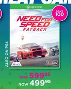 Need For Speed Payback Game For Xbox One