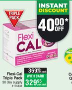 Flexi Cal Triple Pack 30 Day Supply