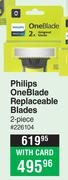 Philips One Blade Replaceable Blades 2 Piece