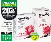 Slow Mag Fizzies 30 Effervescent Tablets