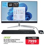 Acer 21.5"(54cm) Intel Celeron All-In-One Desktop 409252