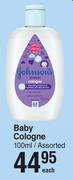 Johnson's Baby Cologne Assorted-100ml